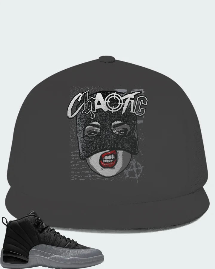 Air Jordan 12 Black Wolf Grey Matching Hat