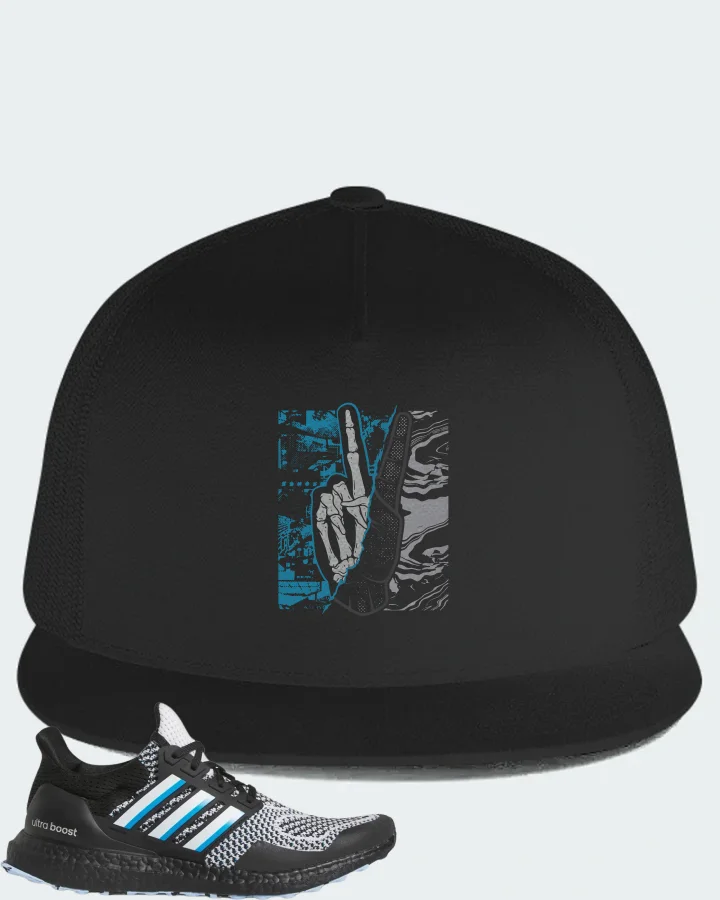 adidas Ultra Boost 1.0 DNA Sneaker Matching Black Hat - Peace of mind