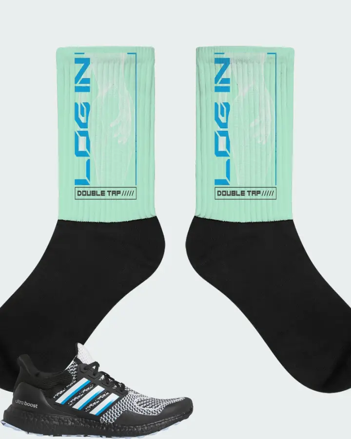 adidas Ultra Boost 1.0 DNA Sneaker Matching Mint Socks (LOGIN) - View 1
