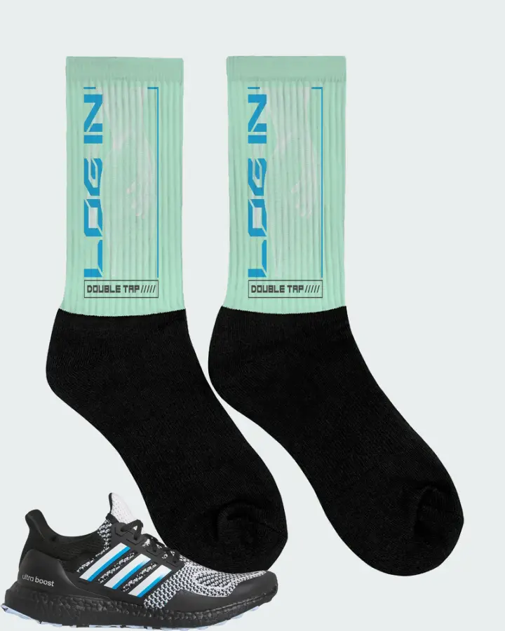 adidas Ultra Boost 1.0 DNA Sneaker Matching Mint Socks (LOGIN) - View 2