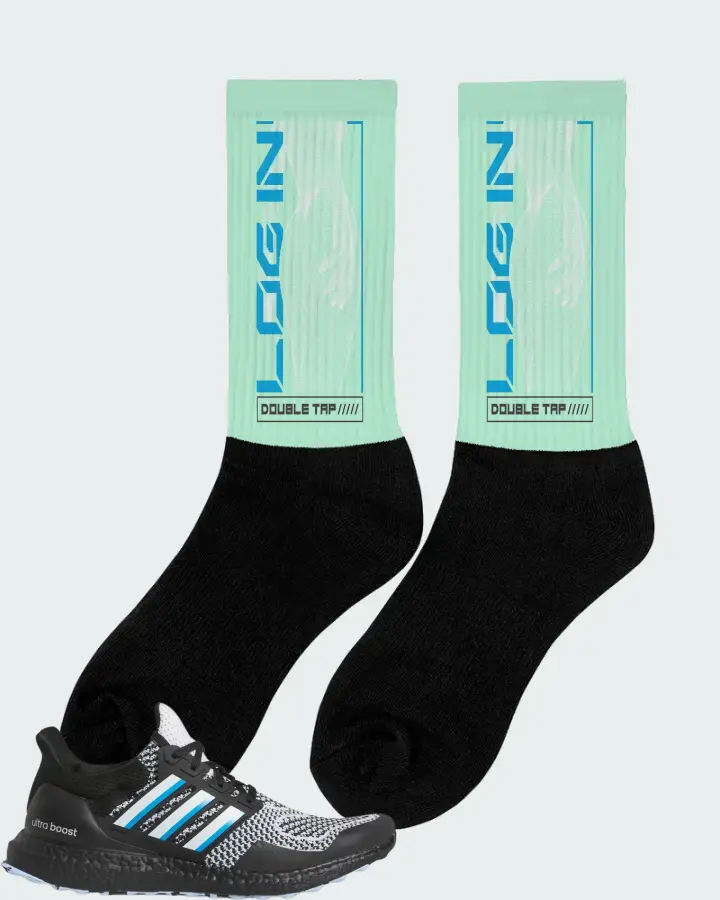 adidas Ultra Boost 1.0 DNA Sneaker Matching Mint Socks (LOGIN) - View 3