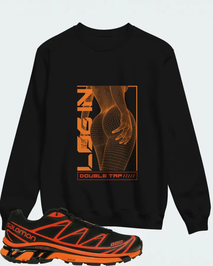 Sweatshirt in Black