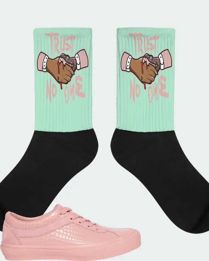 Vans Vault Bold Ni LX  Sneaker Matching Mint Socks - Trust No One