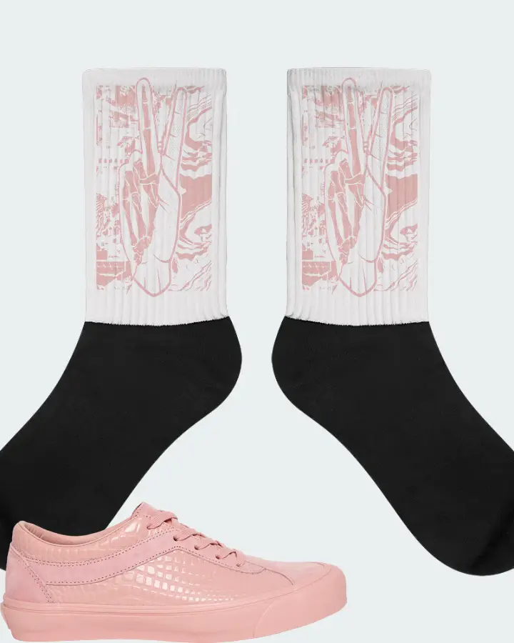 Vans Vault Bold Ni LX  Sneaker Matching White Socks - Peace of mind