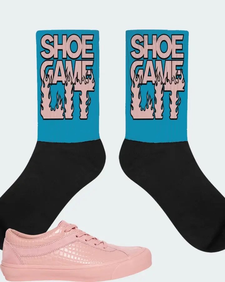 Vans Vault Bold Ni LX  Sneaker Matching Aqua Socks - Shoe Game Lit Refreshed
