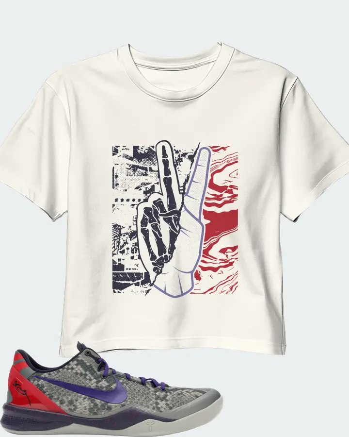 Nike Kobe 8 Sneaker Matching Ecru White Crop Top - Peace of mind
