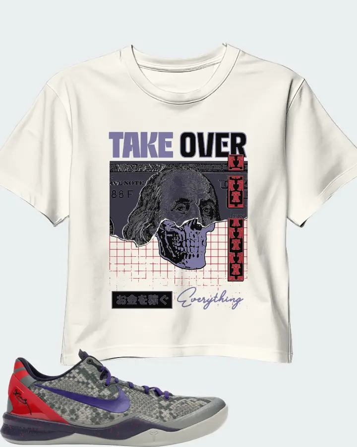Nike Kobe 8 Sneaker Matching Ecru White Crop Top - Take Over