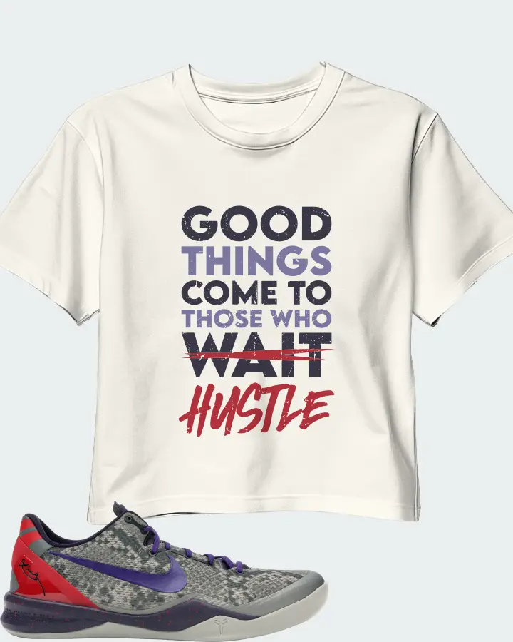 Nike Kobe 8 Sneaker Matching Ecru White Crop Top - Good Things Come
