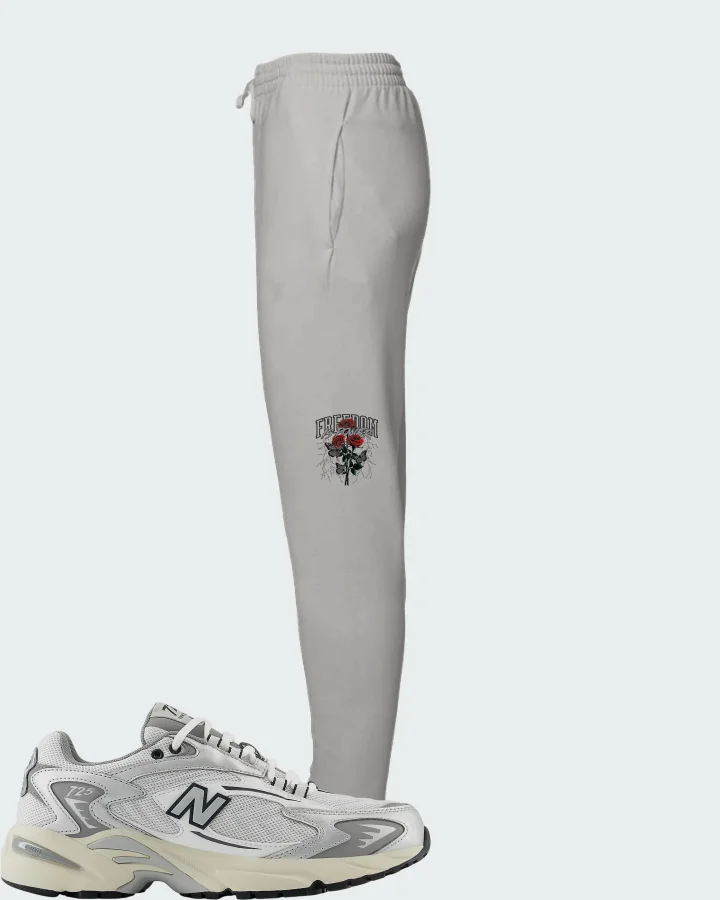 New Balance 725v1 White Metallic Silver Grey Matching Joggers