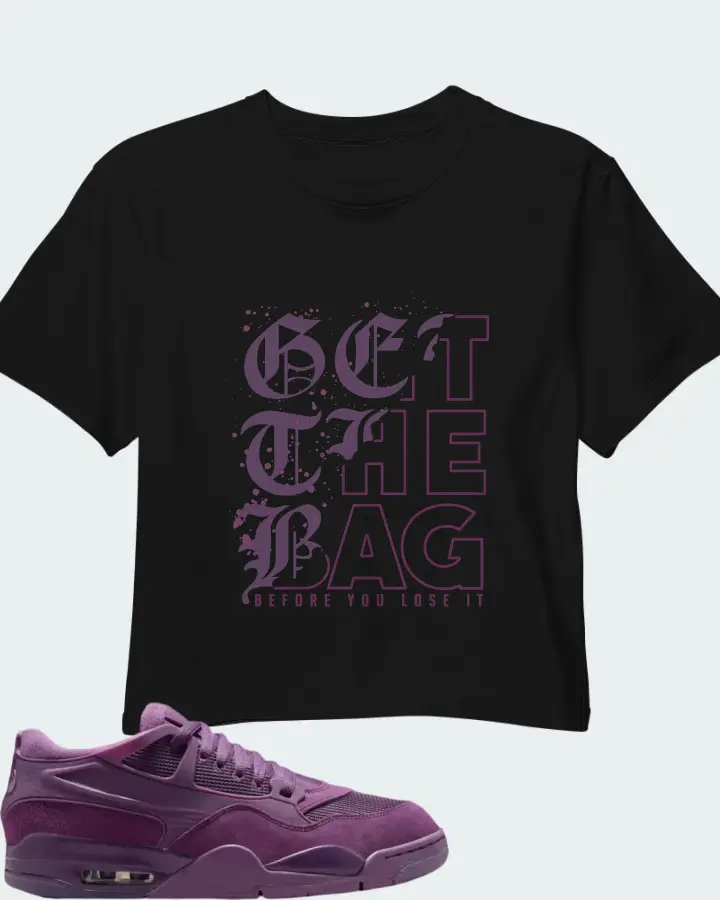 Air Jordan 4 RM Grimace  Matching Crop Top