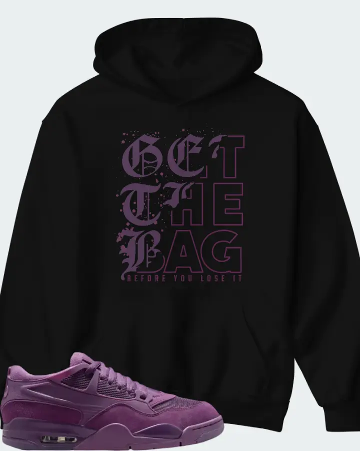 Air Jordan 4 RM Grimace  Matching Hoodie