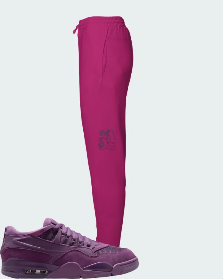 Air Jordan 4 RM Grimace  Matching Joggers