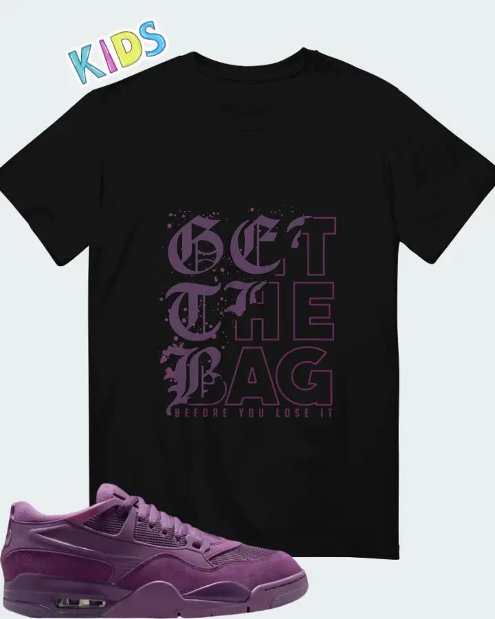 Air Jordan 4 RM Grimace  Matching Kid's T-Shirt