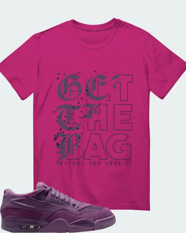 Air Jordan 4 RM Grimace  Matching T-Shirt