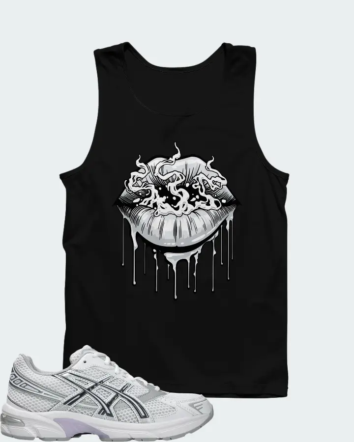Asics Gel-1130 White Carrier Grey Lilac Matching Tank Top