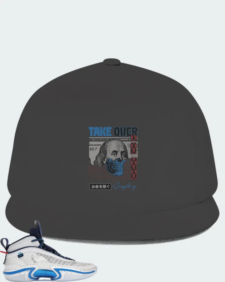 Jordan 36 SE Sneaker Matching Dark Grey Hat - Take Over