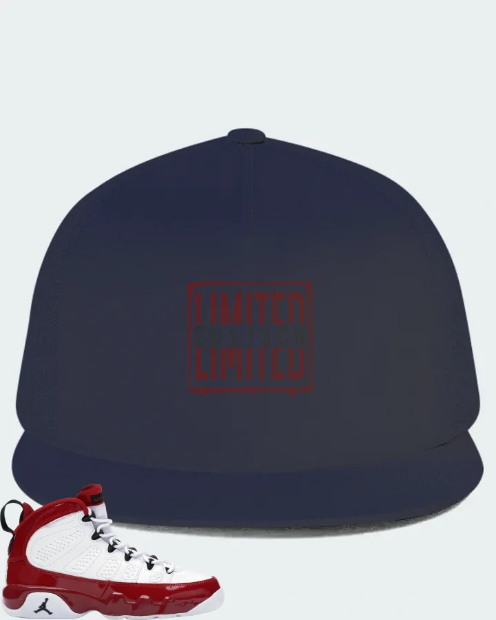 Jordan 9 Retro Sneaker Matching Navy Hat - LIMITED EDITION