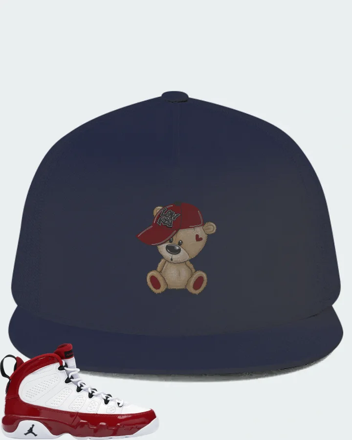 Jordan 9 Retro Sneaker Matching Navy Hat - LOW KEY BEAR