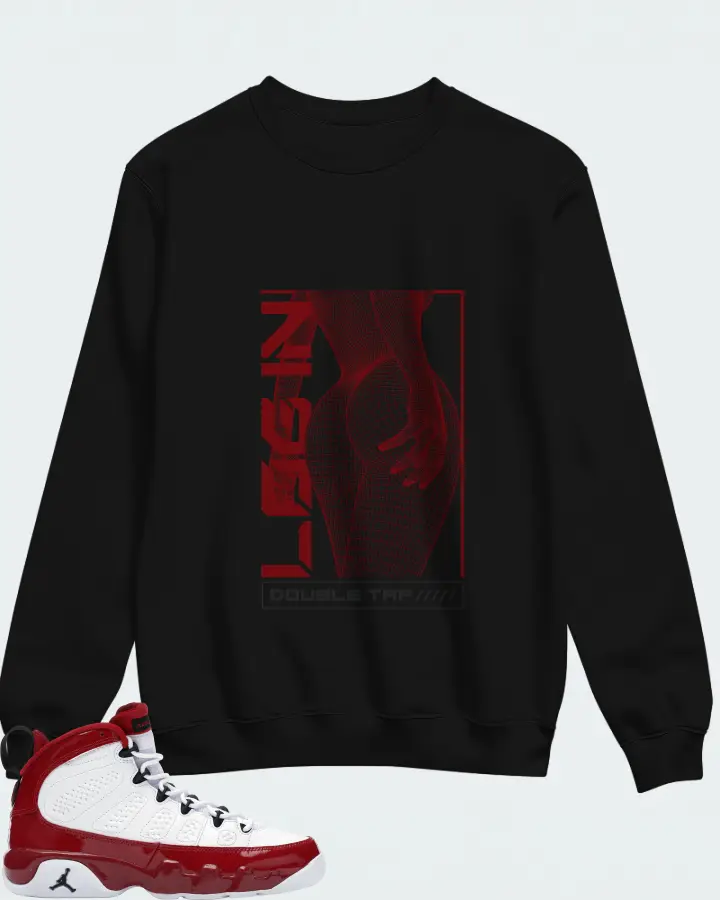 Sweatshirt in Black