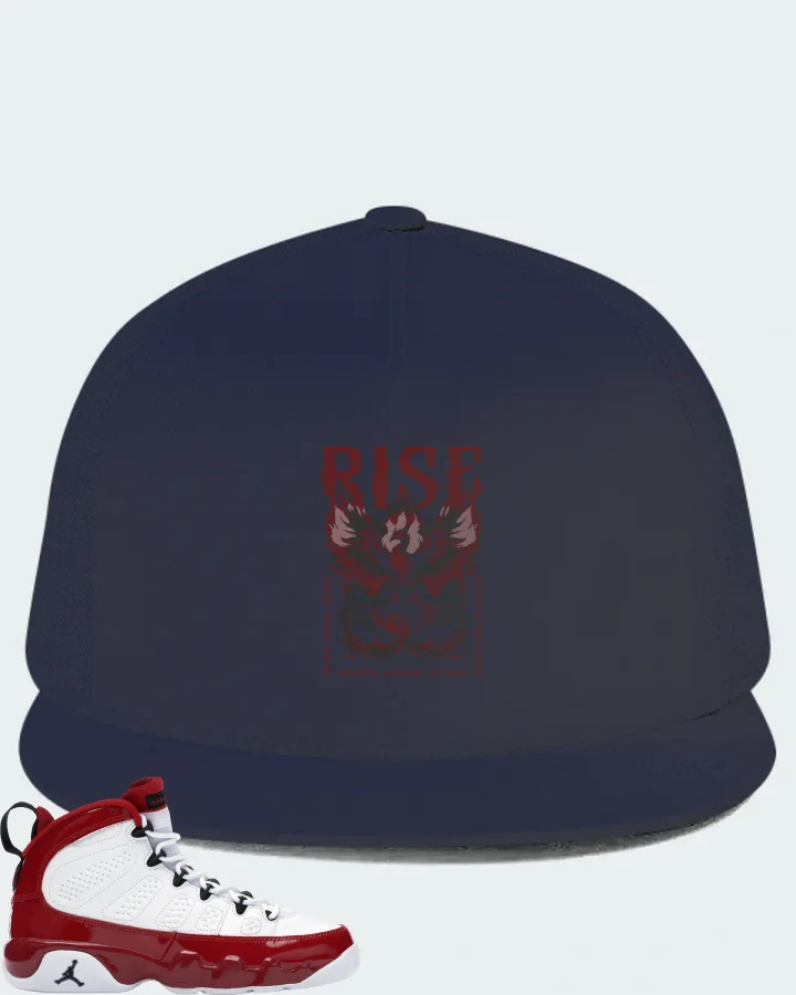 Jordan 9 Retro Sneaker Matching Navy Hat - RISE