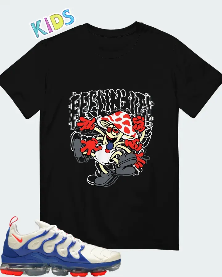 Nike Air VaporMax Plus Coconut Milk Hyper Royal Matching Kid's T-Shirt