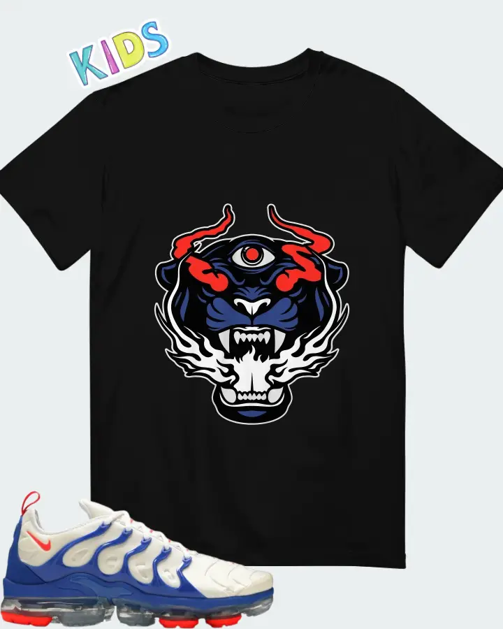 Nike Air VaporMax Plus Coconut Milk Hyper Royal Matching Kid's T-Shirt