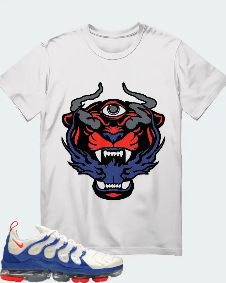 Nike Air VaporMax Plus Coconut Milk Hyper Royal Matching T-Shirt