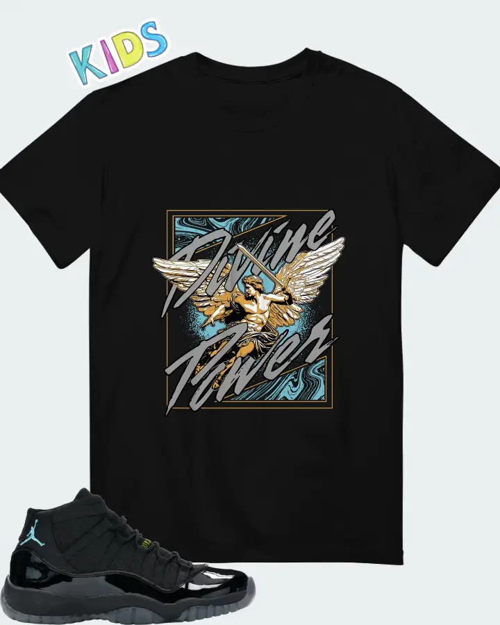 Jordan 11 Retro GS Gamma Blue 2013 Matching Kid's T-Shirt