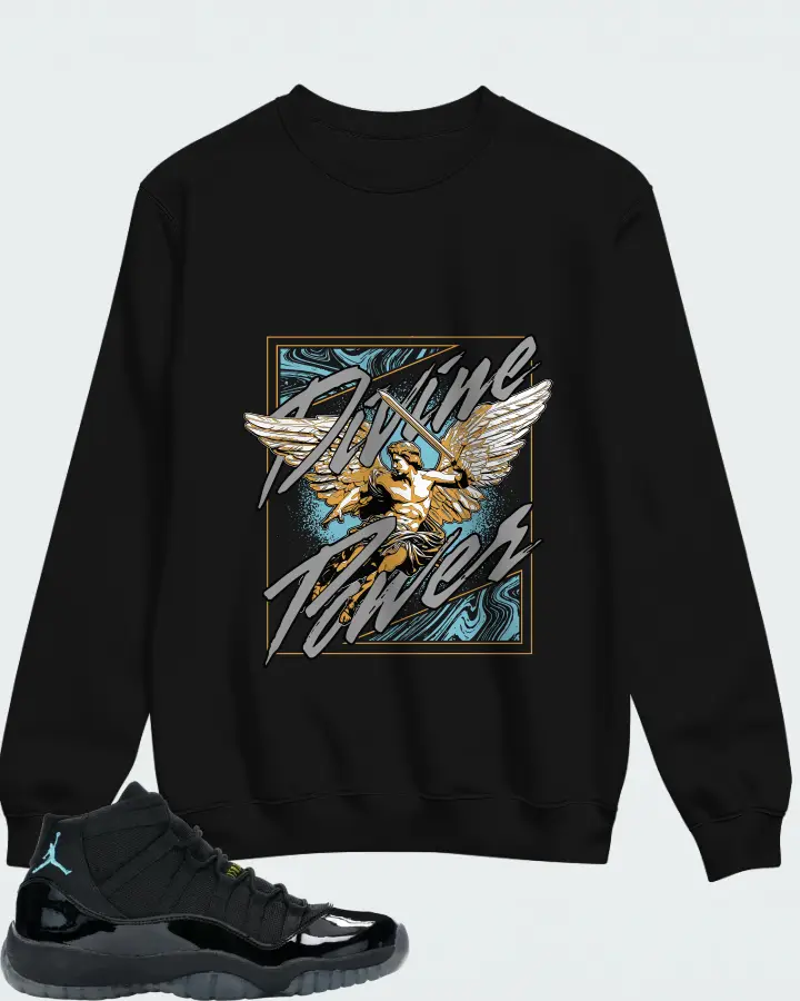Jordan 11 Retro GS Gamma Blue 2013 Matching Sweatshirt