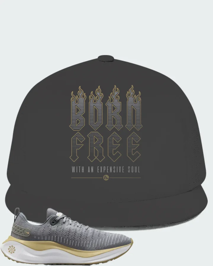 Nike InfinityRN 4 Cool Grey Vegas Gold Matching Hat