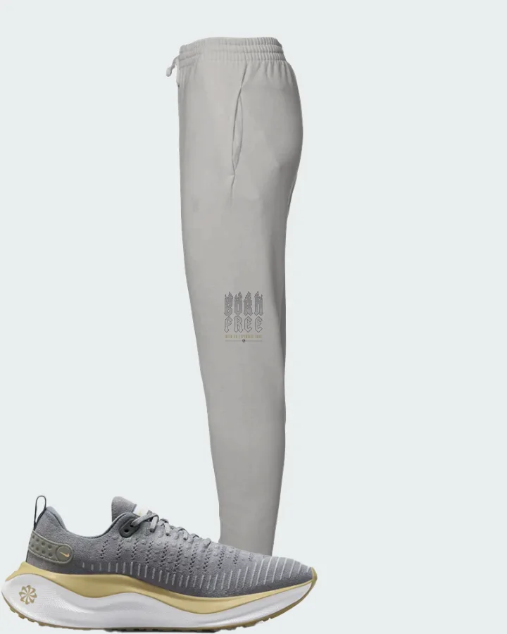 Nike InfinityRN 4 Cool Grey Vegas Gold Matching Joggers