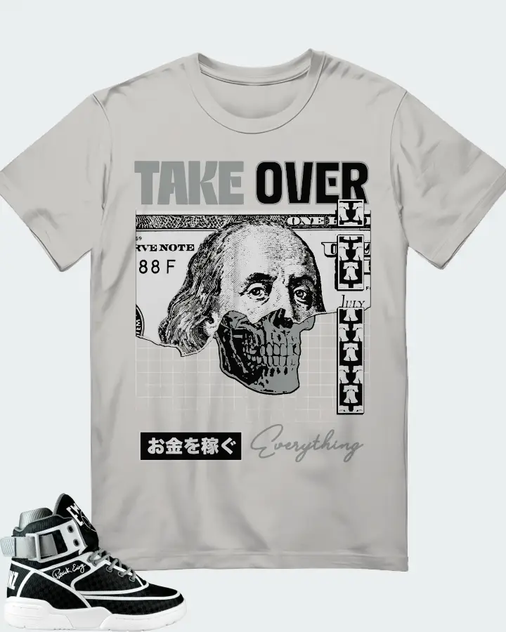 Ewing 33 Hi  Sneaker Matching Grey T-Shirt - Take Over