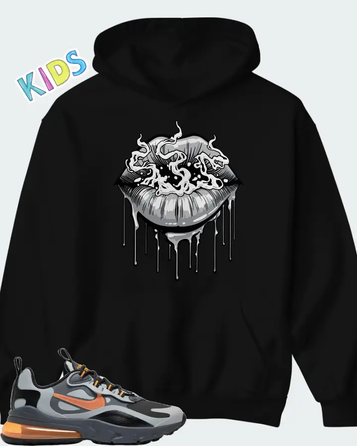 Nike Air Max 270 React Winter Wolf Grey Matching Kid's Hoodie