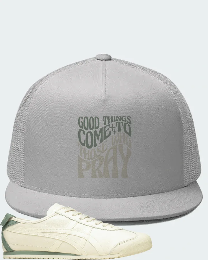 Onitsuka Tiger Mexico 66 Sneaker Matching White Hat - Good Things Come To Those Who Pray