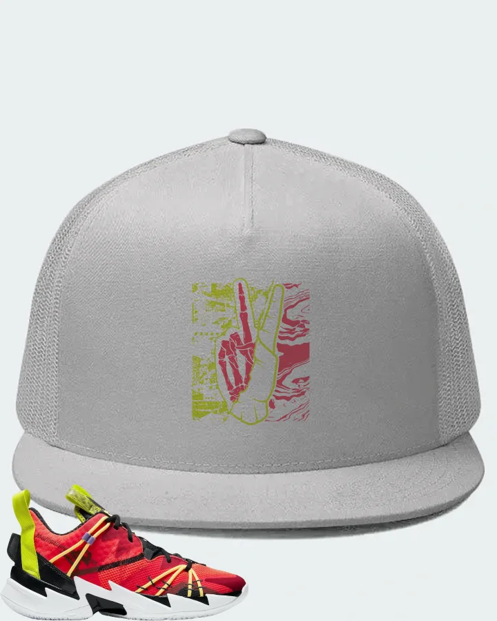 Jordan Why Not Zer0.3 SE Sneaker Matching White Hat - Peace of mind