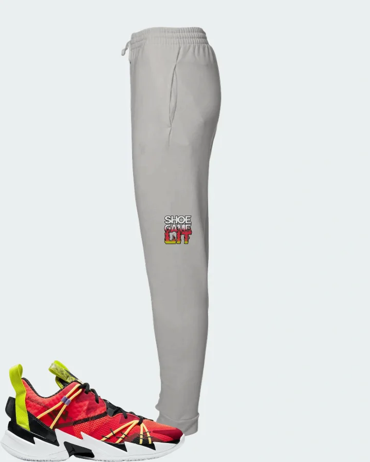 Jordan Why Not Zer0.3 SE Sneaker Matching Grey Joggers - Shoe Game Lit Refreshed