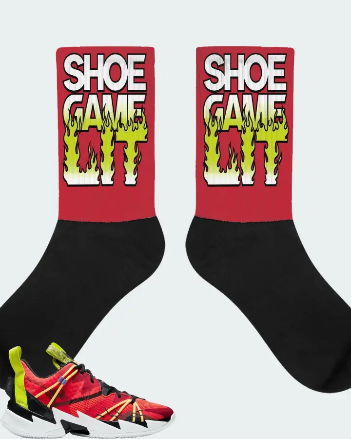 Jordan Why Not Zer0.3 SE Sneaker Matching Red Socks - Shoe Game Lit Refreshed