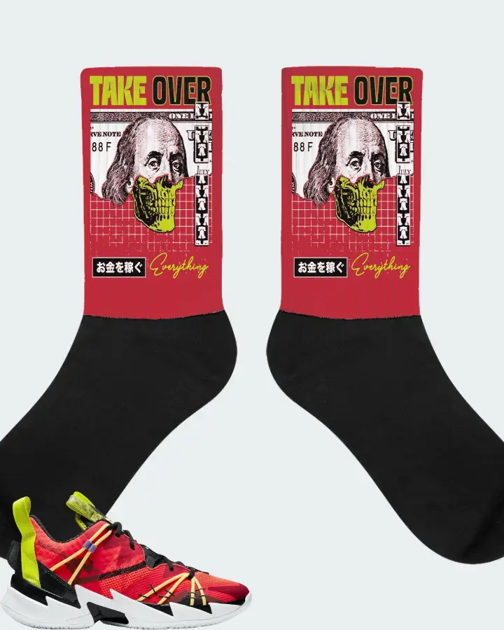 Jordan Why Not Zer0.3 SE Sneaker Matching Red Socks - Take Over