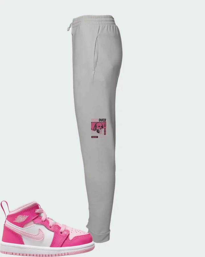 Jordan 1 Mid Sneaker Matching Joggers - Take Over