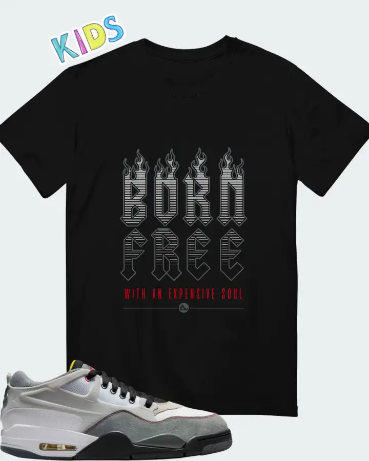 Air Jordan 4 RM Motorsports  Matching Kid's T-Shirt