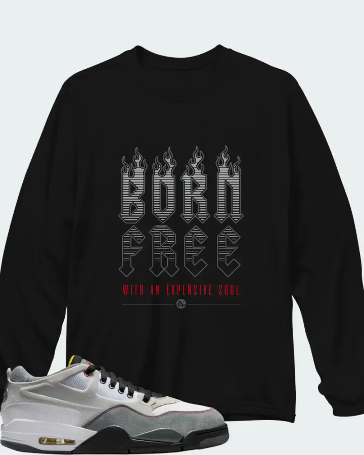 Air Jordan 4 RM Motorsports  Matching Long Sleeve T-Shirt