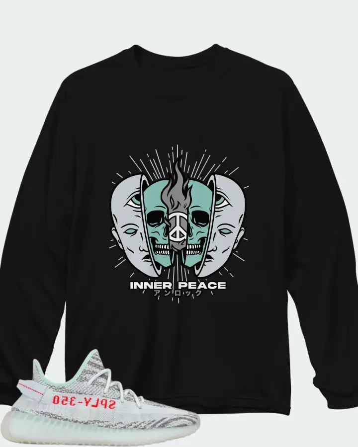adidas Yeezy Boost 350 V2 Matching Long Sleeve T-Shirt
