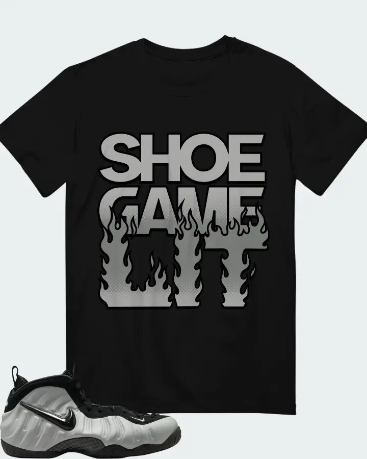 Nike Air Foamposite Pro Wolf Grey Matching T-Shirt
