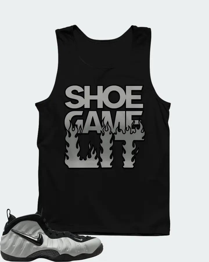 Nike Air Foamposite Pro Wolf Grey Matching Tank Top