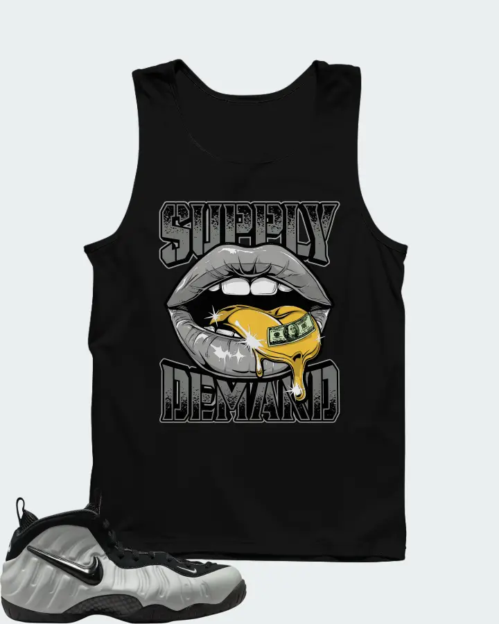 Nike Air Foamposite Pro Wolf Grey Matching Tank Top