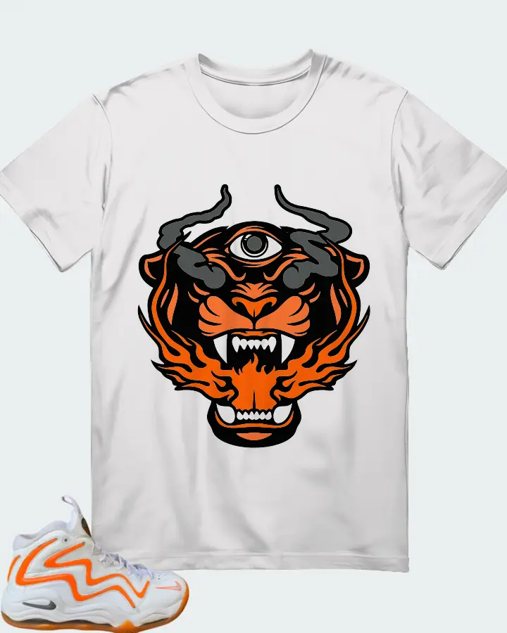 Nike Air Pippen I White Grey Total Orange Matching T-Shirt