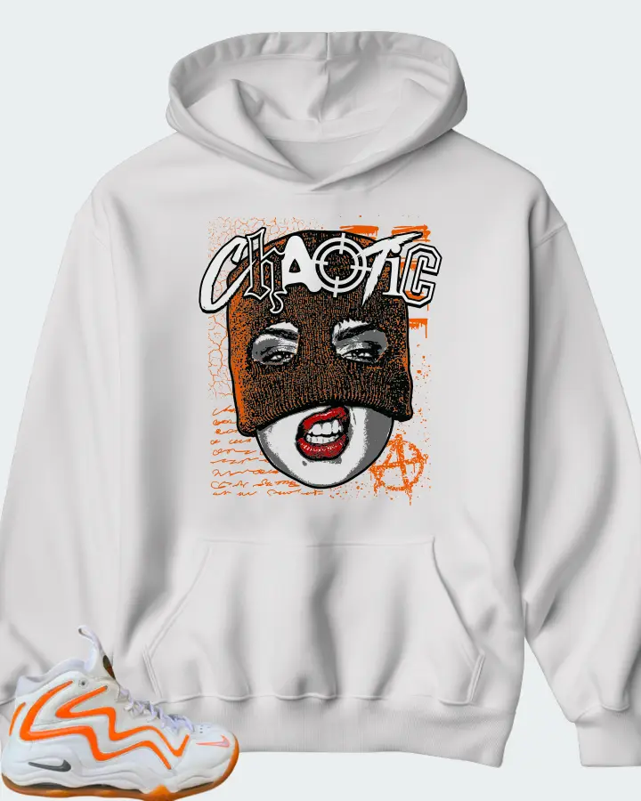 Nike Air Pippen I White Grey Total Orange Matching Hoodie