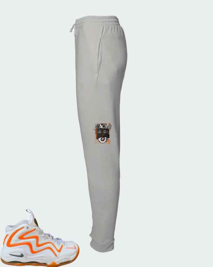 Nike Air Pippen I White Grey Total Orange Matching Joggers