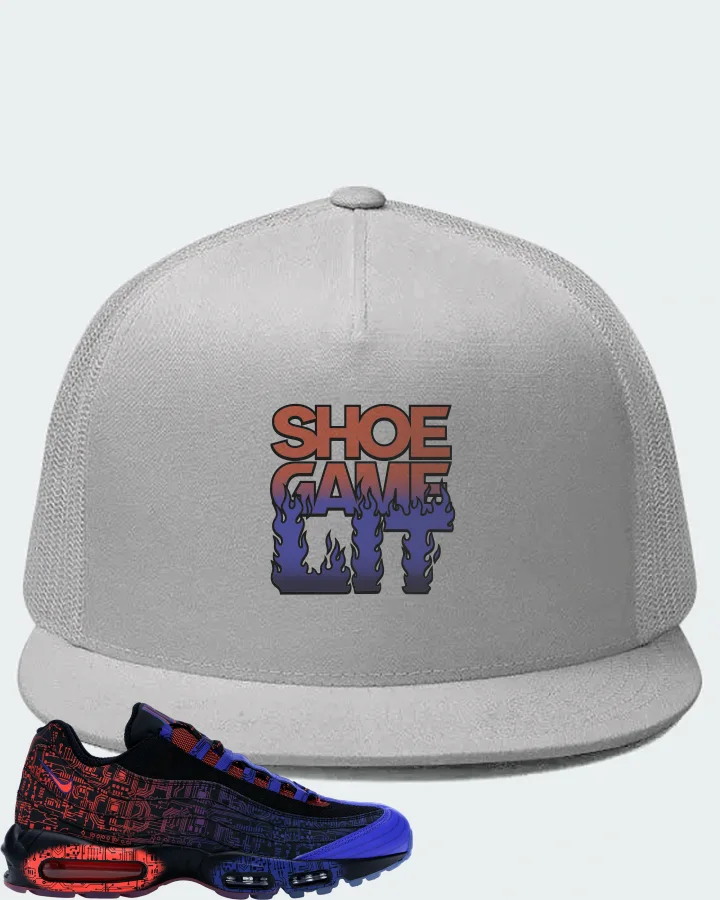Nike Air Max 95 Sneaker Matching White Hat - Shoe Game Lit Refreshed