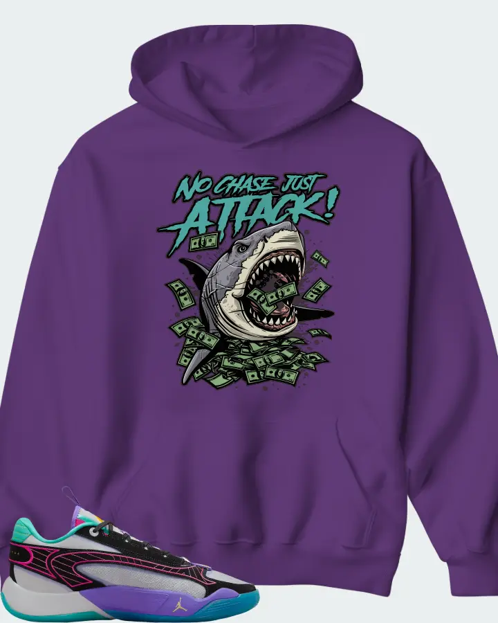 Jordan Luka 2 All-Star Wolf Grey Purple Pink Matching Hoodie